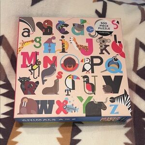 Animal Alphabet Puzzle for Kids - 500 Piece - ANIMALS A TO Z